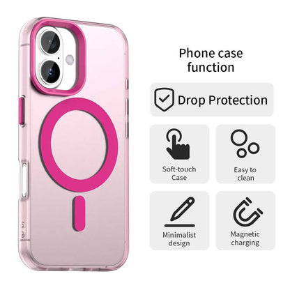 MagSafe-Hülle für Apple iPhone 16, Techsuit, CandyCase, Rosa