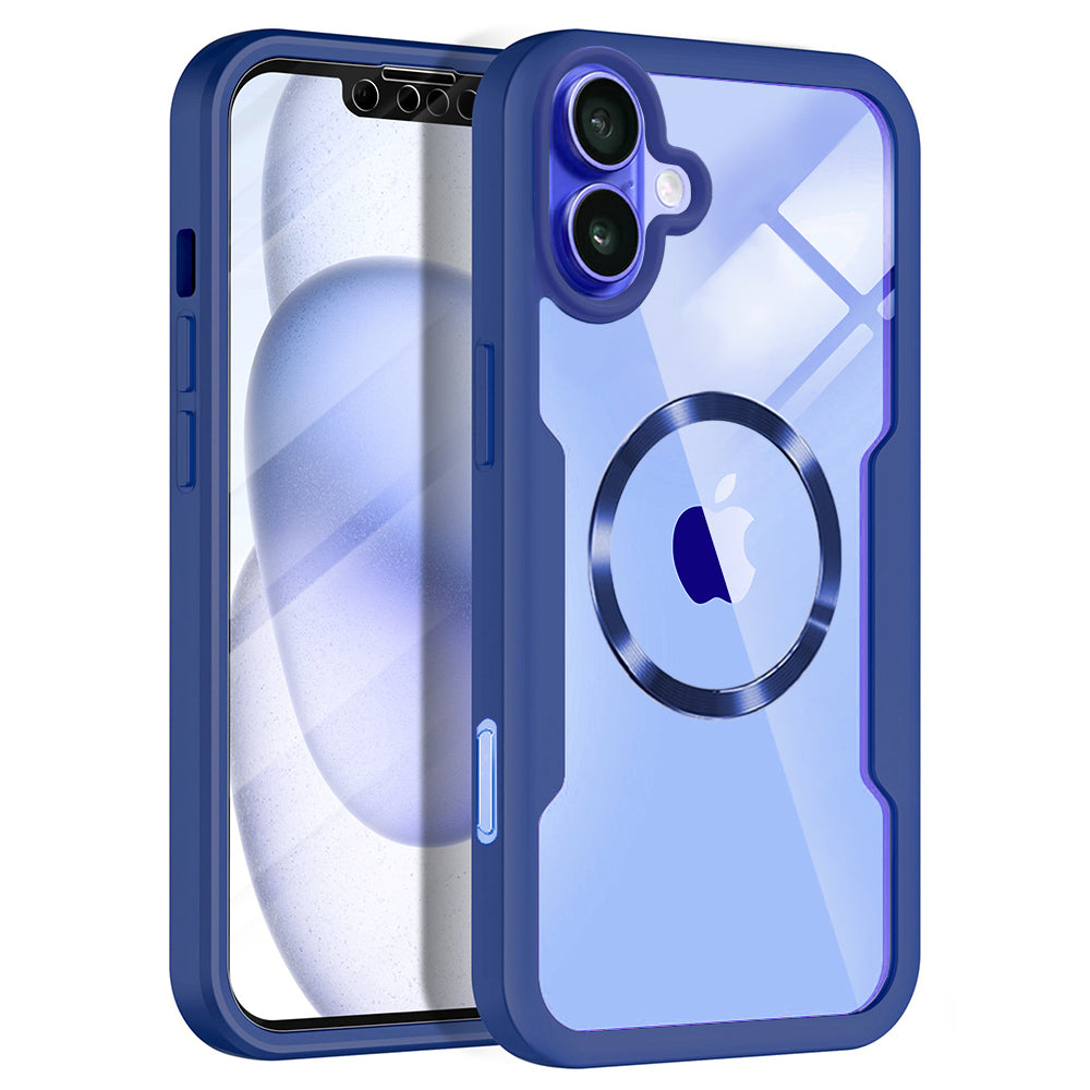 MagSafe-Hülle für Apple iPhone 16, Techsuit, ColorVerse 360, Blau