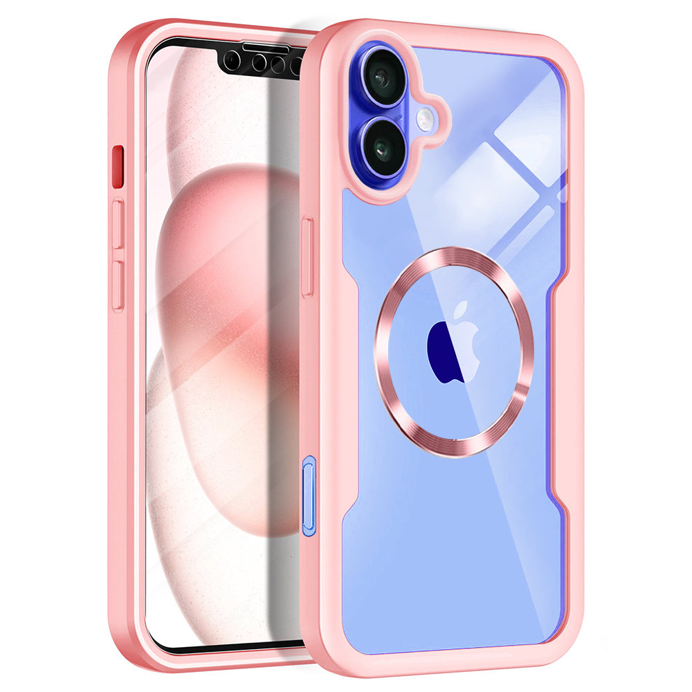 MagSafe-hoesje voor Apple iPhone 16, Techsuit, ColorVerse 360, Roze
