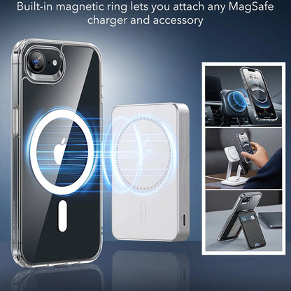 MagSafe Hülle für Apple iPhone 17e / 16e, ESR, Classic Hybrid, Transparent