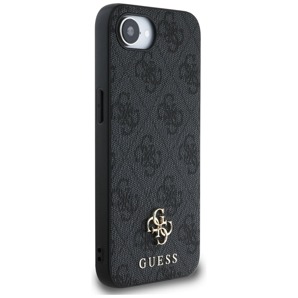 MagSafe hoesje voor Apple iPhone 16e, Guess, 4G Classic, Zwart