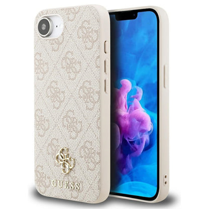 MagSafe hoesje voor Apple iPhone 16e, Guess, 4G Classic, Roze