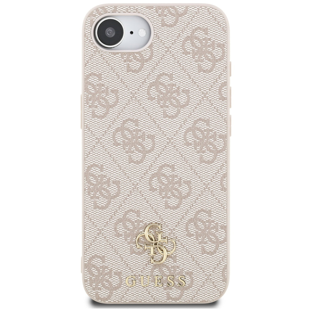 MagSafe hoesje voor Apple iPhone 16e, Guess, 4G Classic, Roze