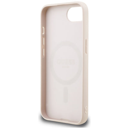 MagSafe hoesje voor Apple iPhone 16e, Guess, 4G Classic, Roze