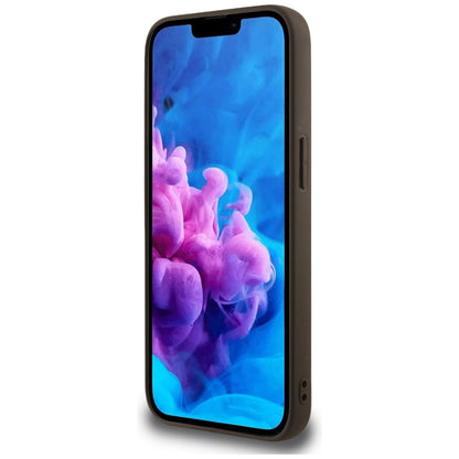 MagSafe hoesje voor Apple iPhone 16e, Guess, 4G Flowers Print, Bruin