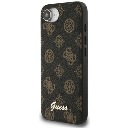 MagSafe hoes voor Apple iPhone 16e, Guess, Peony Script, Zwart