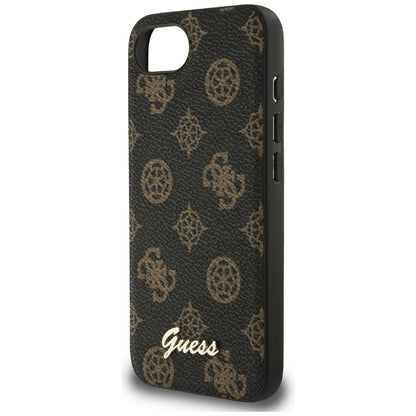MagSafe hoes voor Apple iPhone 16e, Guess, Peony Script, Zwart