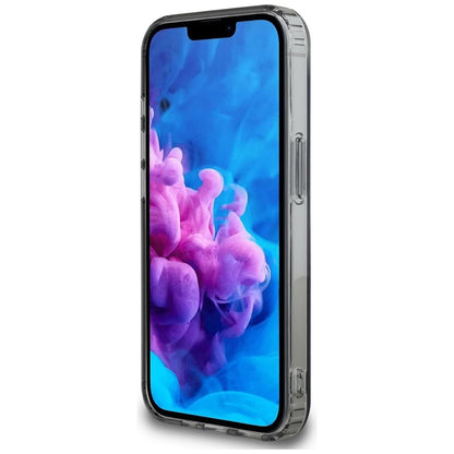 MagSafe Hülle für Apple iPhone 16e, Karl Lagerfeld, IML Metal Karl & Choupette's Heads, Schwarz