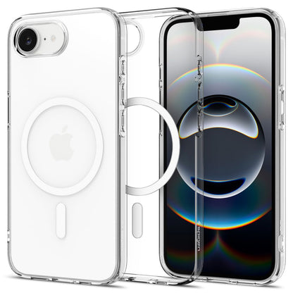 Coque MagSafe pour Apple iPhone 17e / 16e, Spigen, Liquid Crystal, Transparente