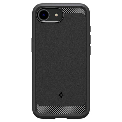 MagSafe hoesje voor Apple iPhone 17e / 16e, Spigen, Rugged Armor, Matzwart