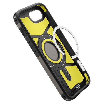MagSafe hoesje voor Apple iPhone 17e / 16e, Spigen, Tough Armor, Gri