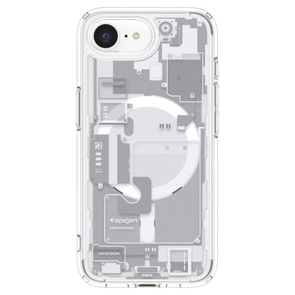MagSafe hoesje voor Apple iPhone 17e / 16e, Spigen, Ultra Hybrid Zero One, Wit