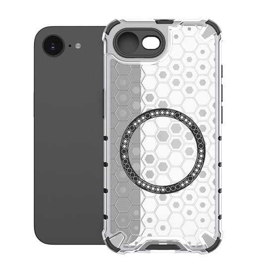 MagSafe-hoes voor Apple iPhone 17e / 16e, Techsuit, HoneyComb Shield, Wit