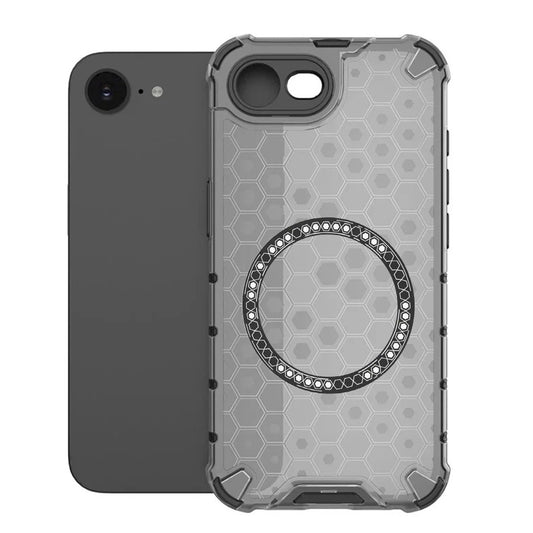 MagSafe-hoes voor Apple iPhone 17e / 16e, Techsuit, HoneyComb Shield, Zwart