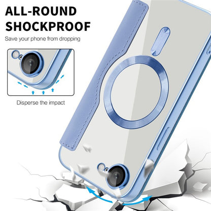 MagSafe-hoes voor Apple iPhone 17e / 16e, Techsuit, SmartMag Book, Blauw