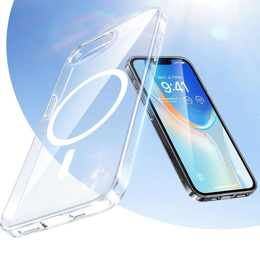 MagSafe hoes voor Apple iPhone 17e / 16e, Torras, OriginFit, Transparant