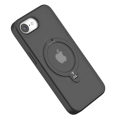 MagSafe hoesje voor Apple iPhone 17e / 16e, Torras, Ostand Spin, Zwart