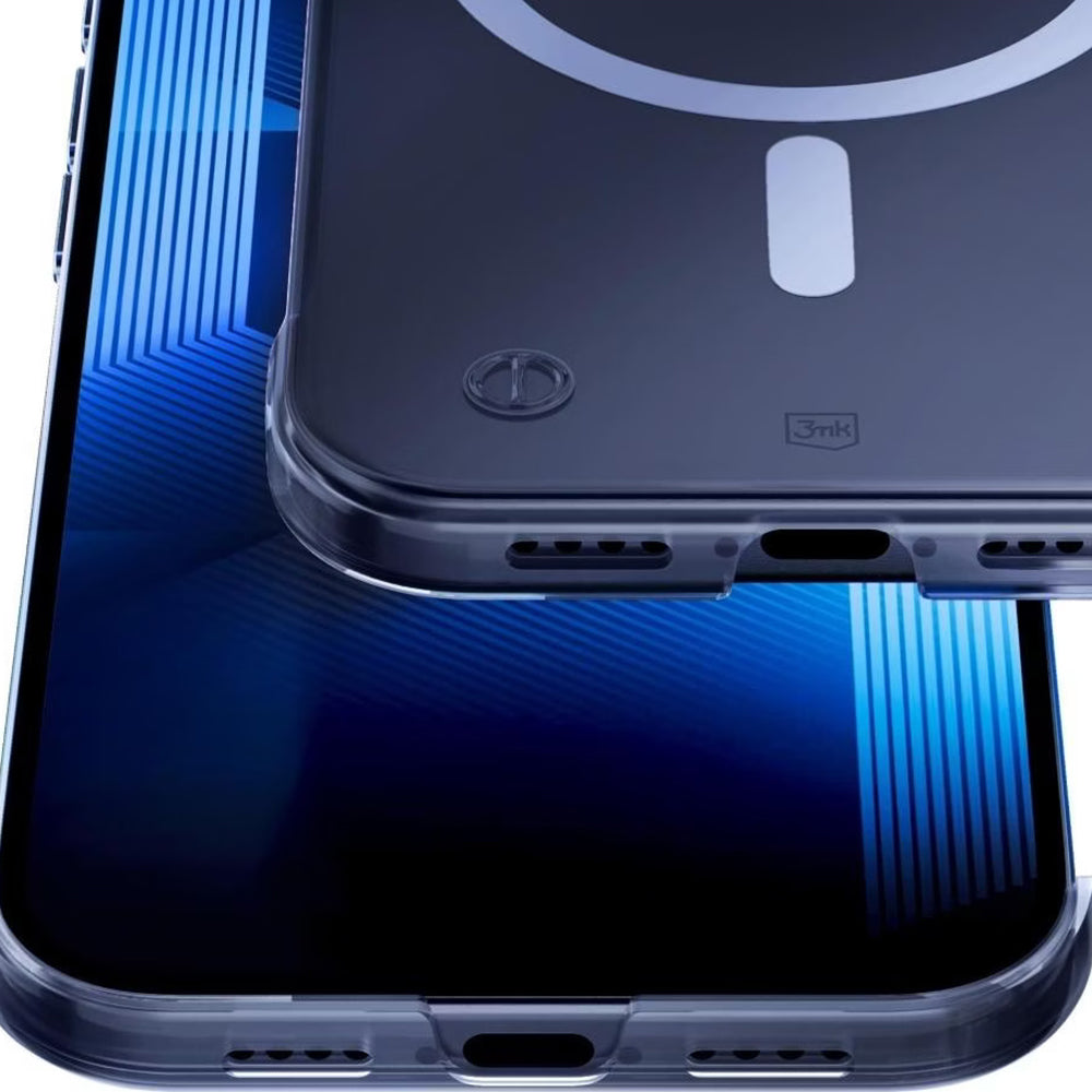 Coque MagSafe pour Apple iPhone 17, 3MK, Just20g, Transparente