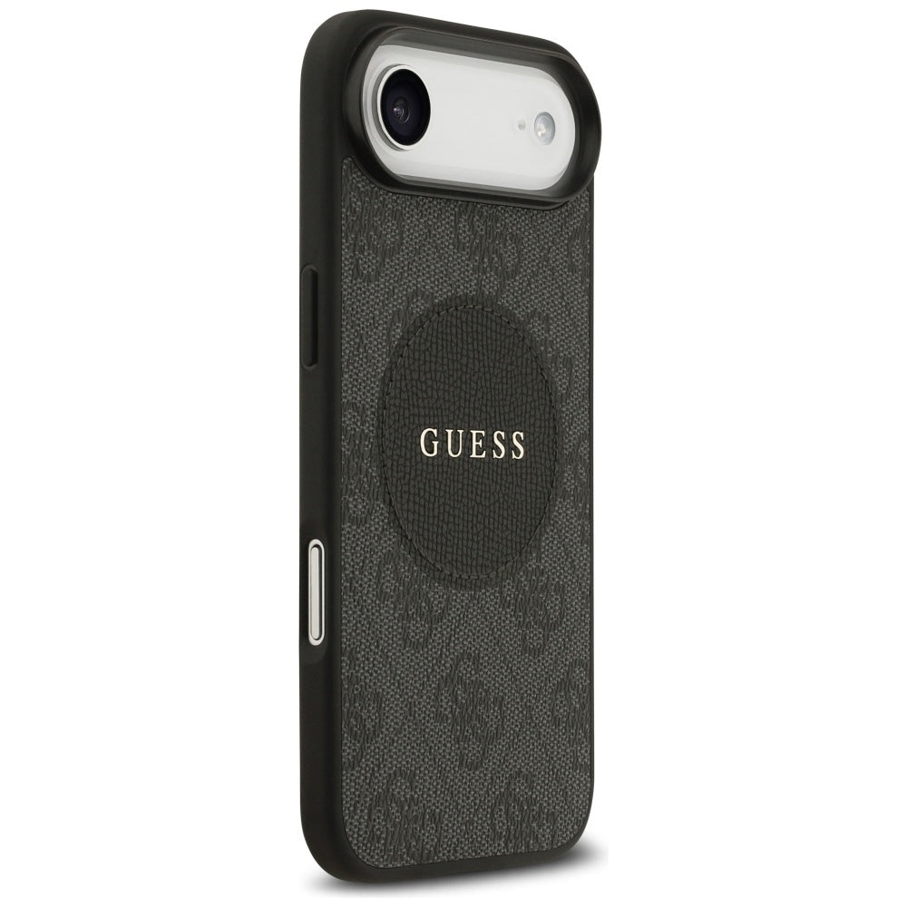 MagSafe hoesje voor Apple iPhone 17 Air, Guess, 4G Circle Classic Logo, Zwart