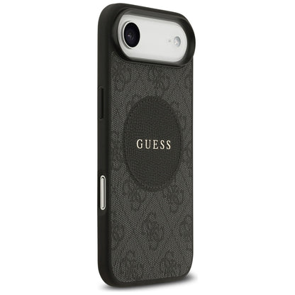MagSafe hoesje voor Apple iPhone 17 Air, Guess, 4G Circle Classic Logo, Zwart