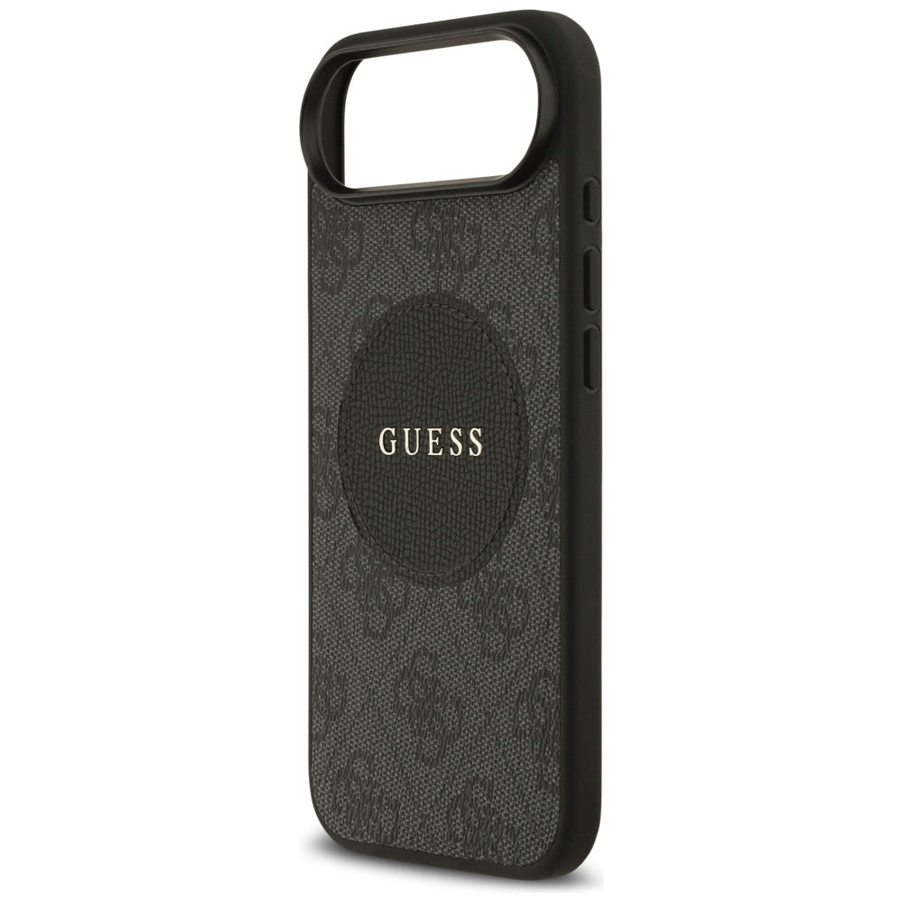 MagSafe hoesje voor Apple iPhone 17 Air, Guess, 4G Circle Classic Logo, Zwart