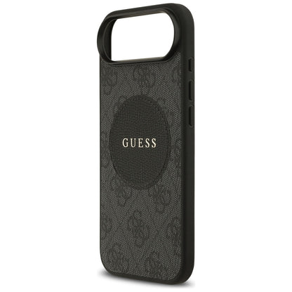 MagSafe hoesje voor Apple iPhone 17 Air, Guess, 4G Circle Classic Logo, Zwart