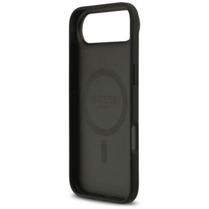 MagSafe hoesje voor Apple iPhone 17 Air, Guess, 4G Circle Classic Logo, Zwart