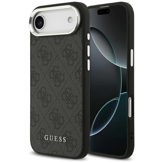 MagSafe hoesje voor Apple iPhone 17 Air, Guess, 4G Classic Logo, Zwart