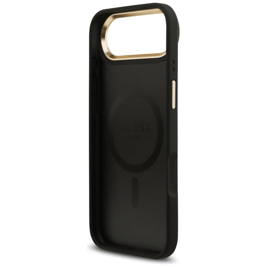 MagSafe hoesje voor Apple iPhone 17 Air, Guess, 4G Classic, Zwart