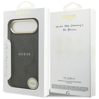 Étui MagSafe pour Apple iPhone 17 Air, Guess, 4G Classic, Noir