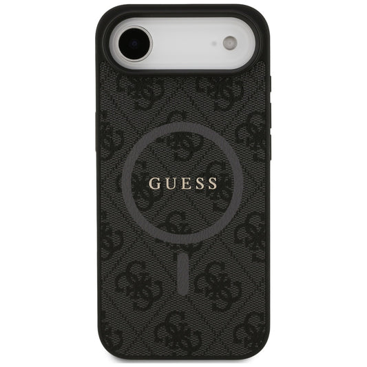 MagSafe hoes voor Apple iPhone 17 Air, Guess, 4G Ring Classic Logo, Zwart