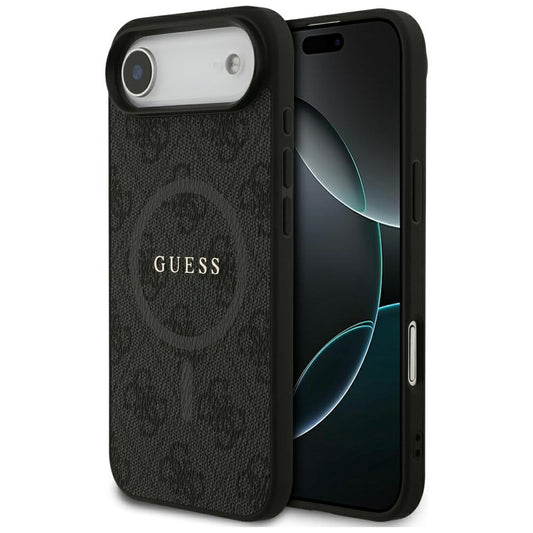MagSafe hoes voor Apple iPhone 17 Air, Guess, 4G Ring Classic Logo, Zwart
