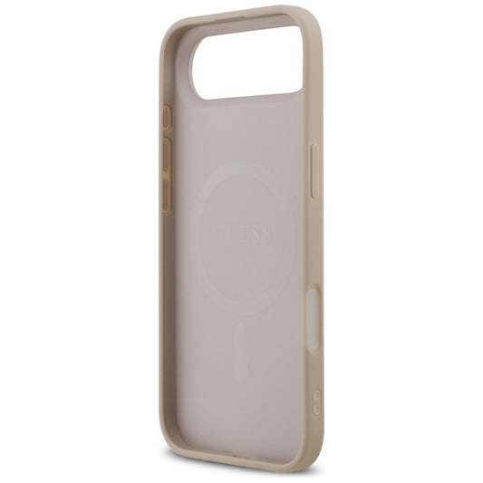 MagSafe hoesje voor Apple iPhone 17 Air, Guess, 4G Ring Classic Logo, Roze