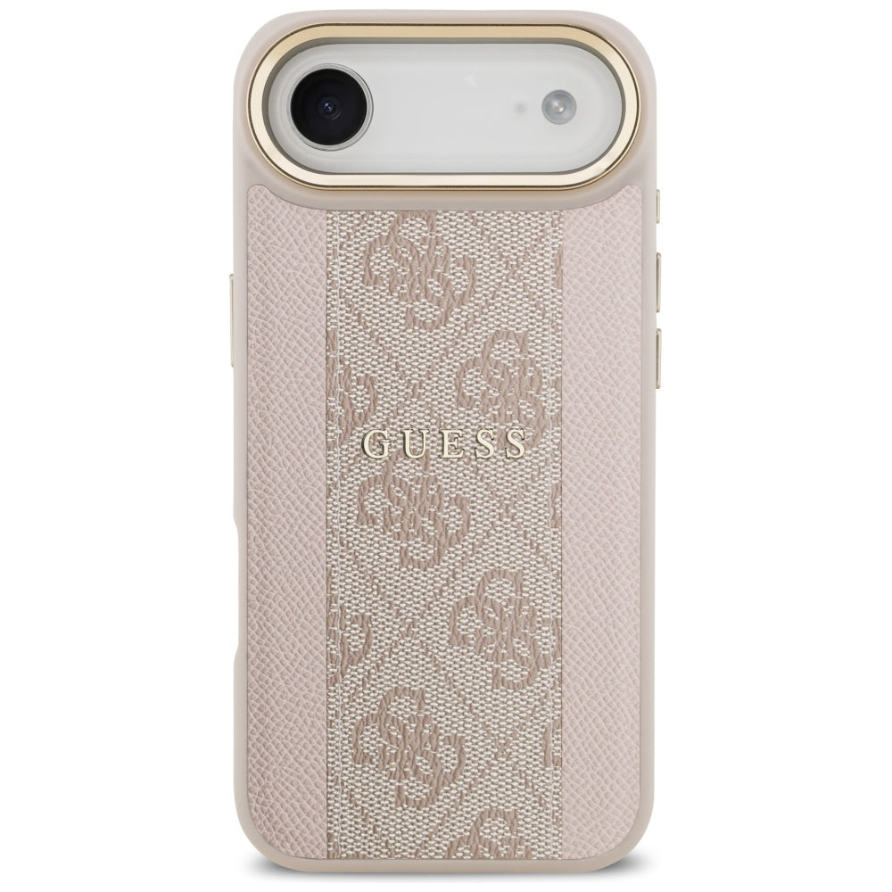 Étui MagSafe pour Apple iPhone 17 Air, Guess, 4G Stripe, Rose