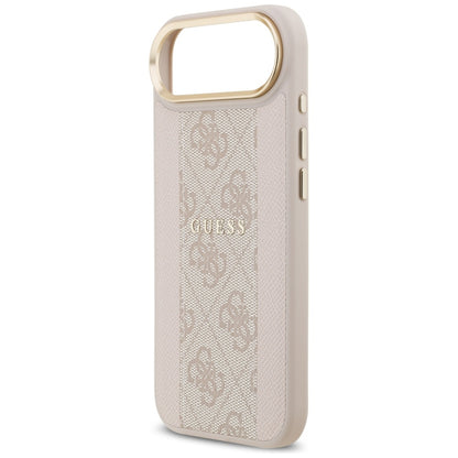 Étui MagSafe pour Apple iPhone 17 Air, Guess, 4G Stripe, Rose