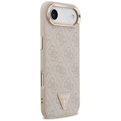 MagSafe hoesje voor Apple iPhone 17 Air, Guess, 4G Triangle Logo, Goudroze