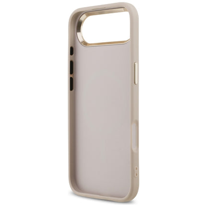 MagSafe hoesje voor Apple iPhone 17 Air, Guess, 4G Triangle Logo, Goudroze