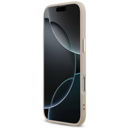 MagSafe hoesje voor Apple iPhone 17 Air, Guess, 4G Triangle Logo, Goudroze