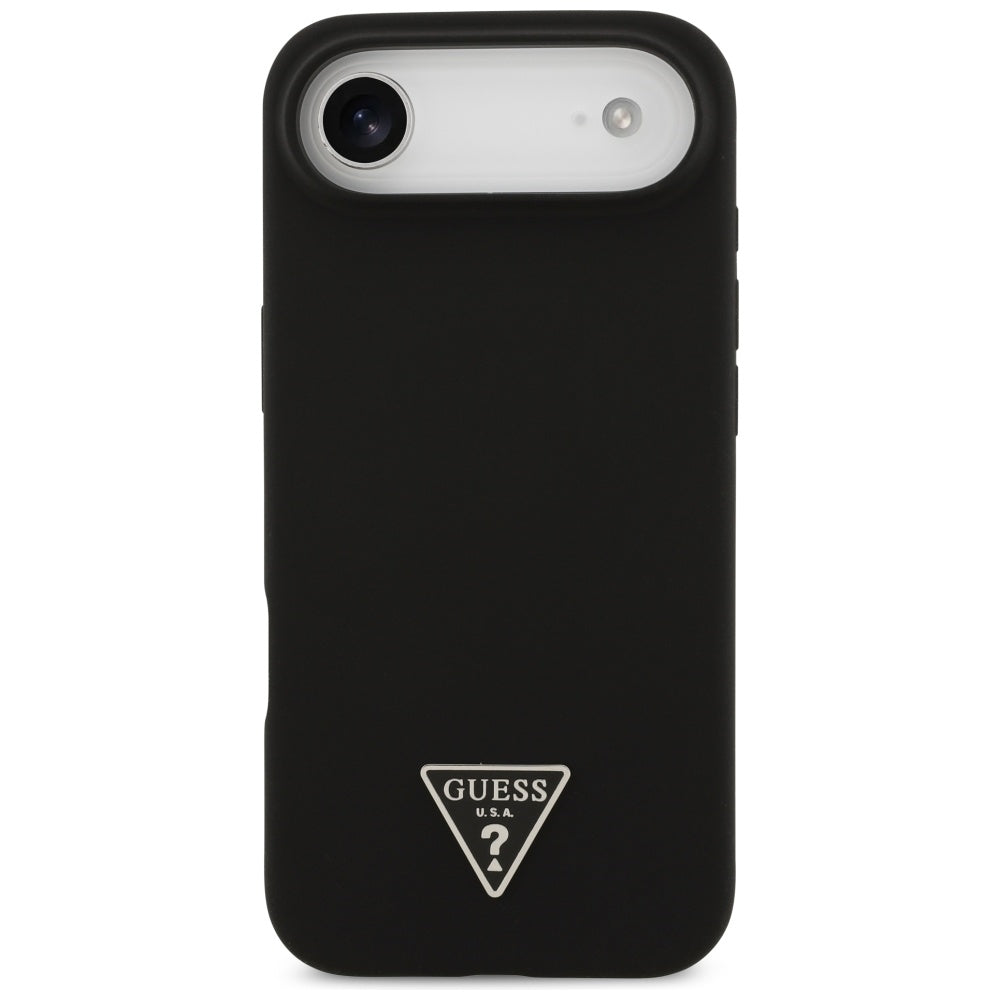 Étui MagSafe pour Apple iPhone 17 Air, Guess, Logo Triangle, Noir