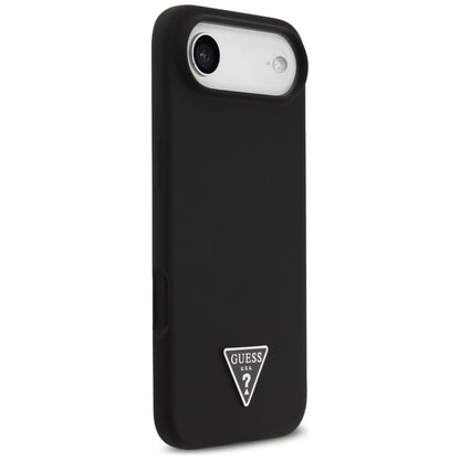 Étui MagSafe pour Apple iPhone 17 Air, Guess, Logo Triangle, Noir