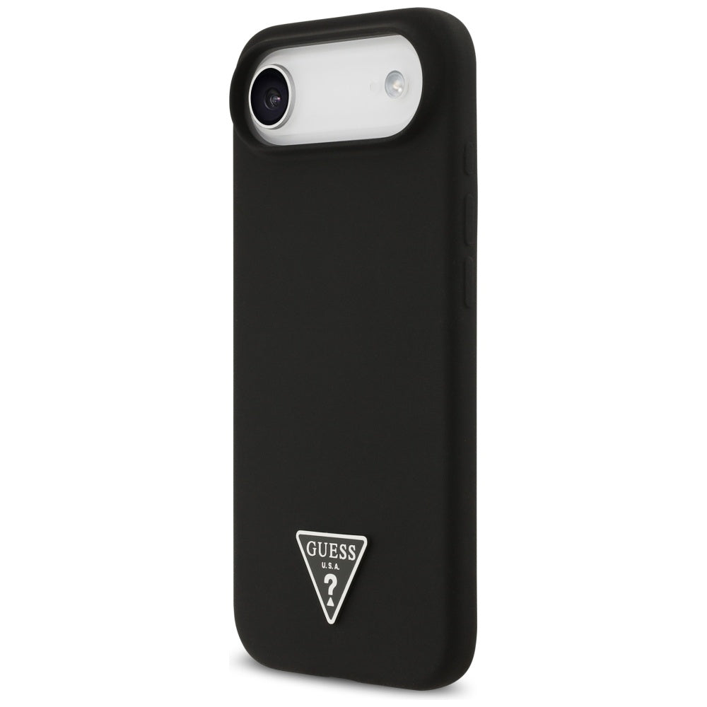 Étui MagSafe pour Apple iPhone 17 Air, Guess, Logo Triangle, Noir