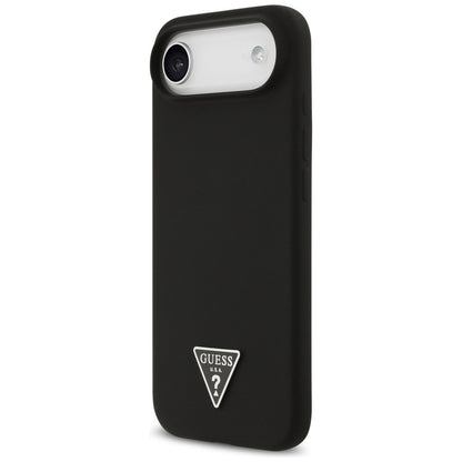 Étui MagSafe pour Apple iPhone 17 Air, Guess, Logo Triangle, Noir