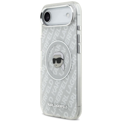 MagSafe Hülle für Apple iPhone 17 Air, Karl Lagerfeld, IML Karl`s Head, Grau