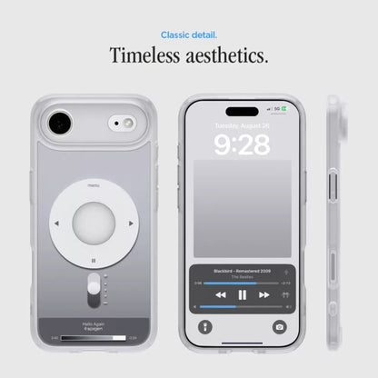 MagSafe hoes voor Apple iPhone 17 Air, Spigen, Ultra Hybrid Classic, Zilver
