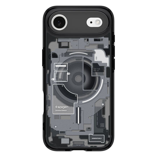 MagSafe hoesje voor Apple iPhone 17 Air, Spigen, Ultra Hybrid Zero One, Zwart