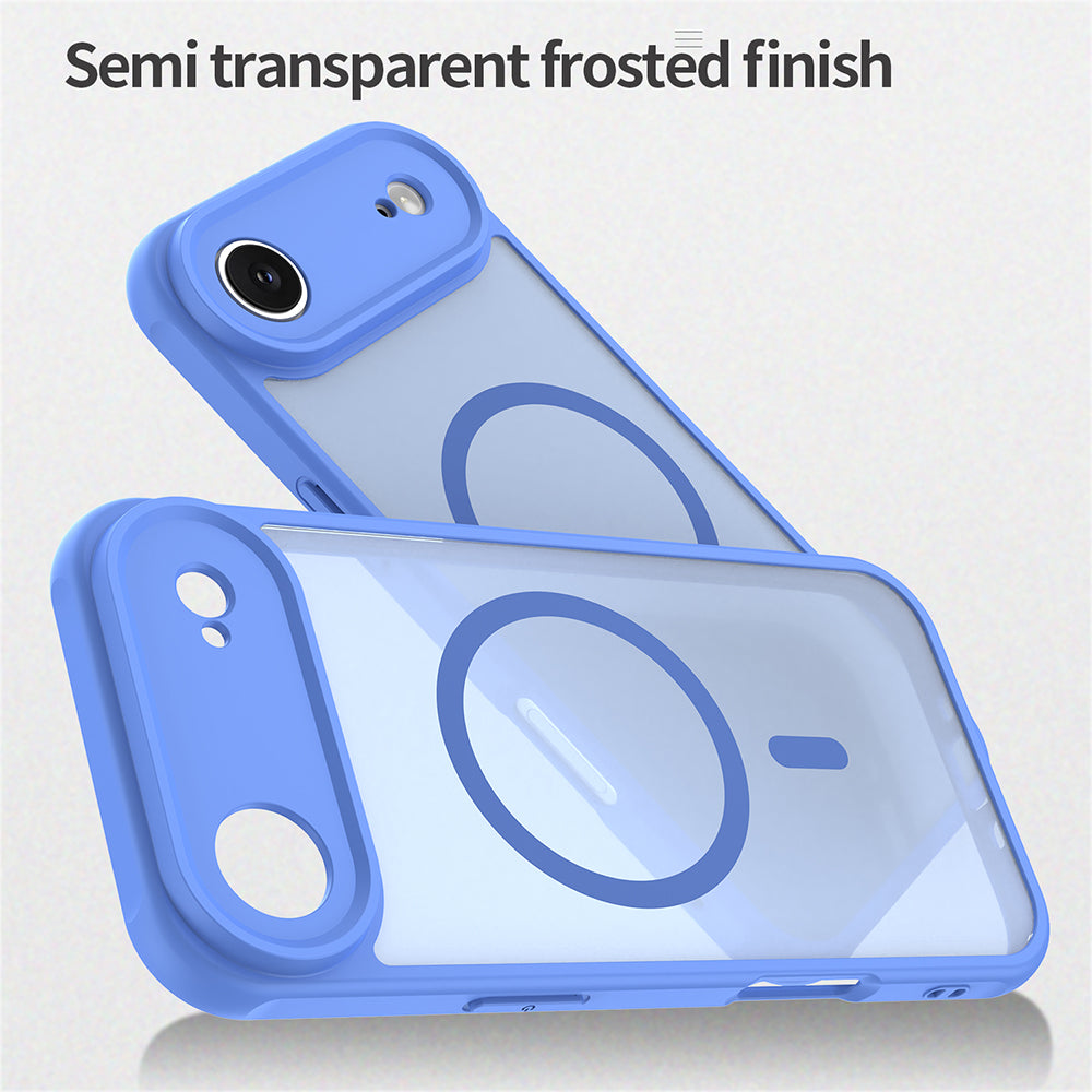 Housse MagSafe pour Apple iPhone 17 Air, Techsuit, HaloFrost II, Bleue
