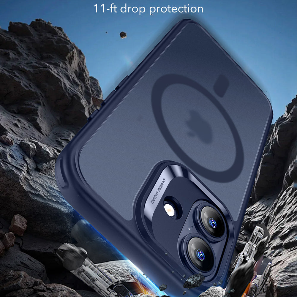 Housse MagSafe pour Apple iPhone 17, ESR, Classic Hybrid, Bleu Satiné