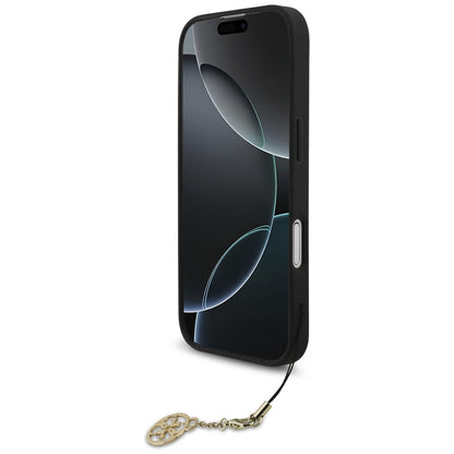 MagSafe Case for Apple iPhone 17, Guess, 4G Charm Cradle, Black