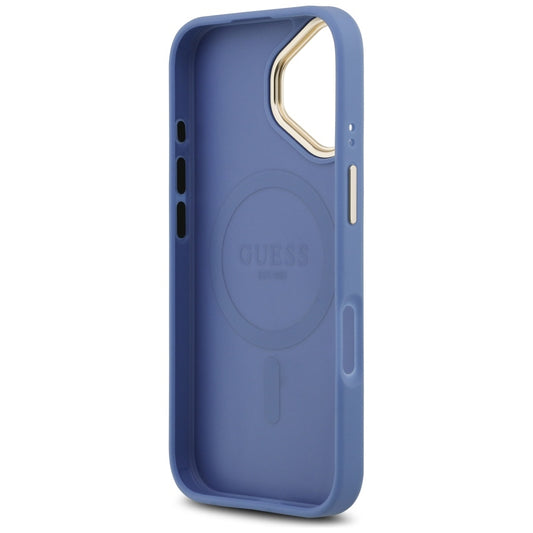 MagSafe hoesje voor Apple iPhone 17, Guess, 4G Classic, Blauw
