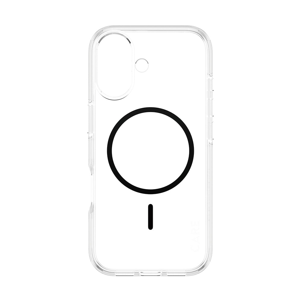 Coque MagSafe pour Apple iPhone 17, PanzerGlass, Care Urban Explorer, Transparent Noir